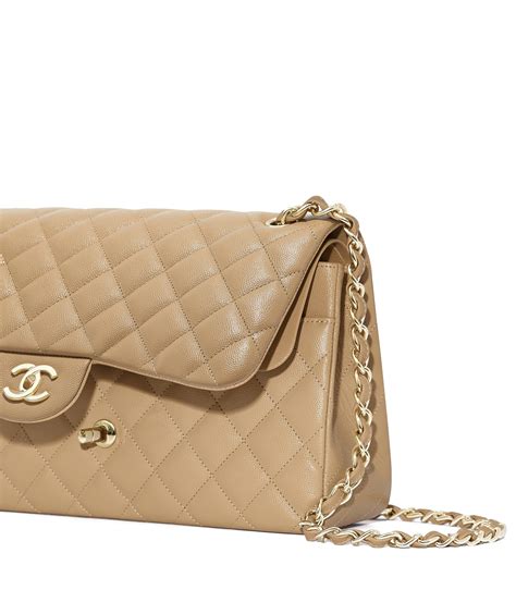 chanel borsa classica grande|Borsa classica grande, Pelle martellata & metallo effetto.